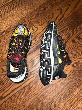 Versace Trigreca Chain Reaction Sneakers - Barroque Style